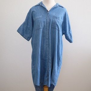 Madewell Courier Chambray Shirtdress